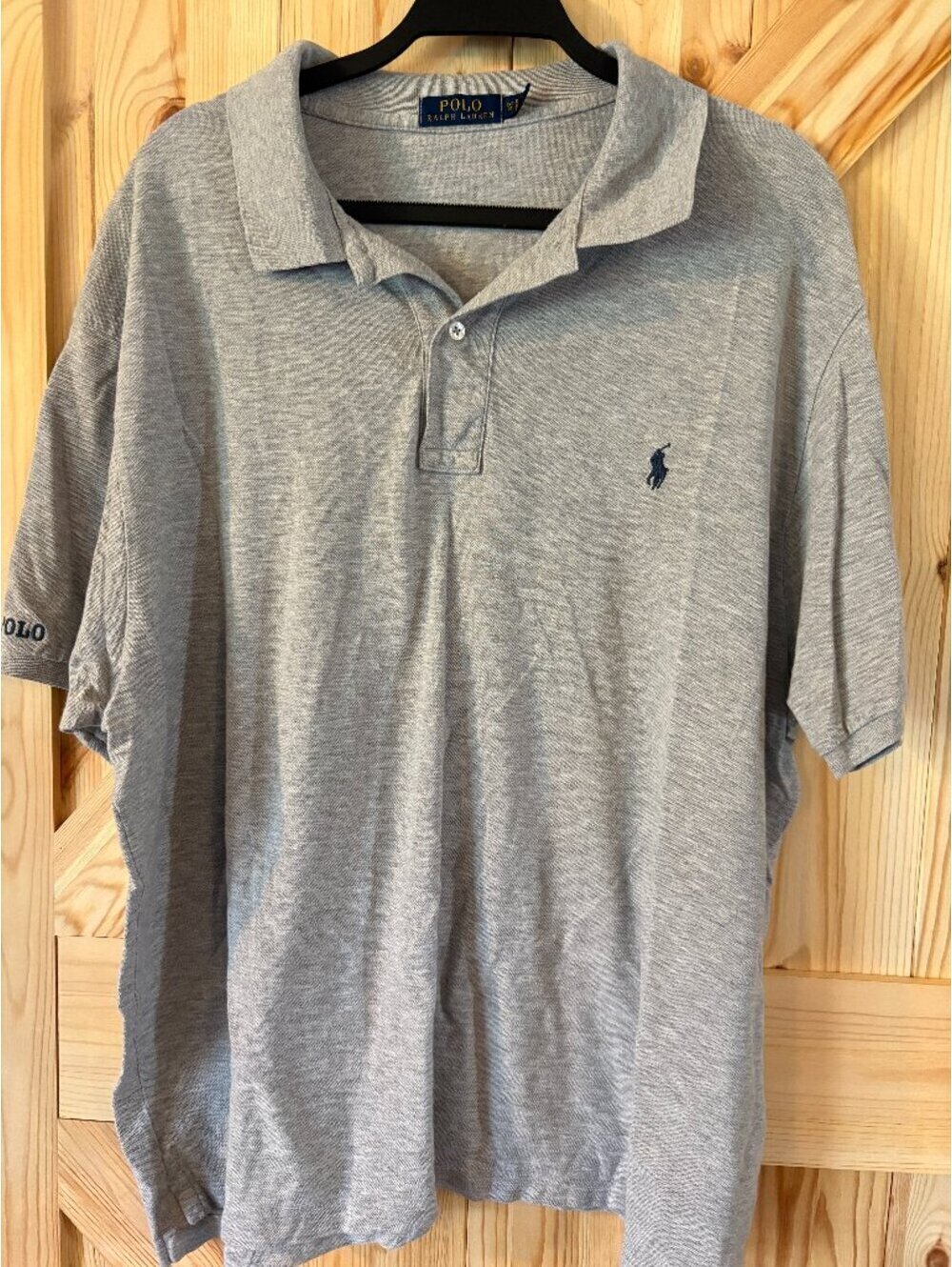 Polo Ralph Lauren Gray Classic Fit Cotton Polo Shirt 2XB